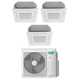 climatizzatore condizionatore hisense trial split a cassetta 12_18_18 con 4amw105u4raa r 32 12000_18000_18000