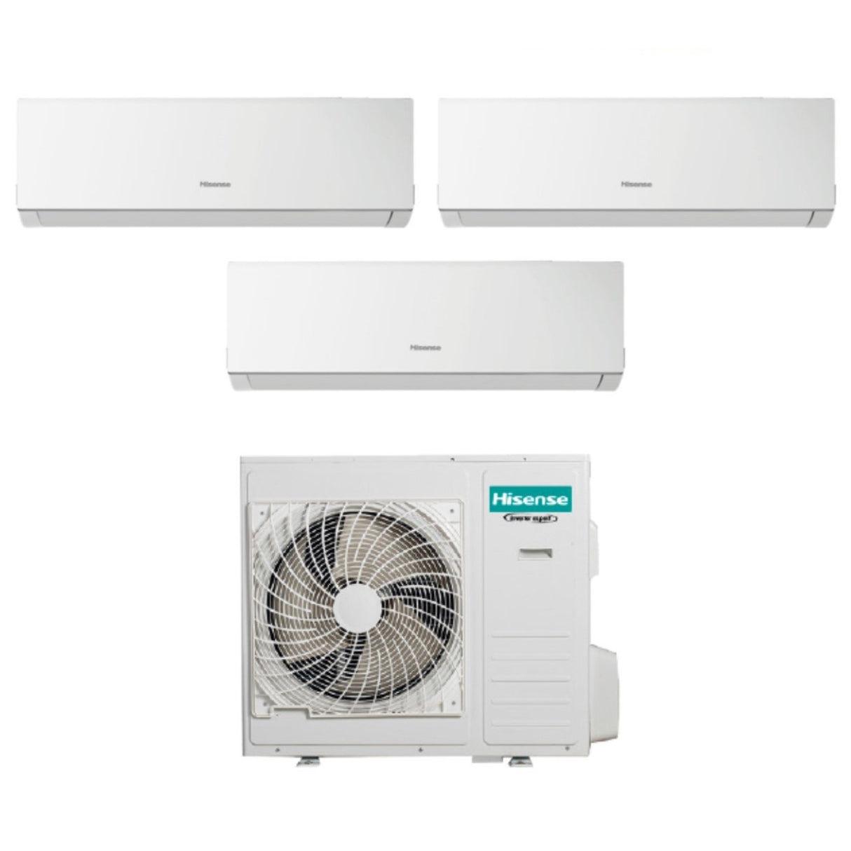 climatizzatore condizionatore hisense trial split inverter serie new comfort 9_9_12 con 4amw105u4raa r 32 wi fi optional 9000_9000_12000