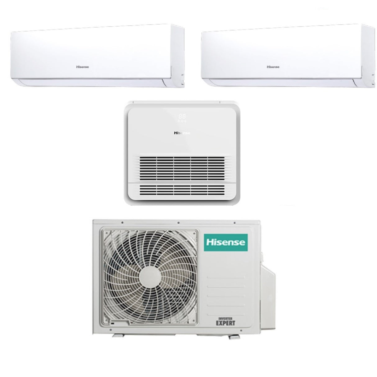 climatizzatore condizionatore hisense trial split inverter serie new comfort _ console akt 9_9_12 con 3amw72u4rfa r 32 wi fi optional 9000_9000_9000 30281
