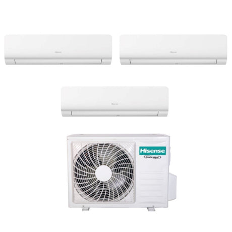climatizzatore condizionatore hisense trial split inverter serie new energy 9_12_12 con 3amw72u4rfa r 32 wi fi integrato 9000_12000_12000 novita