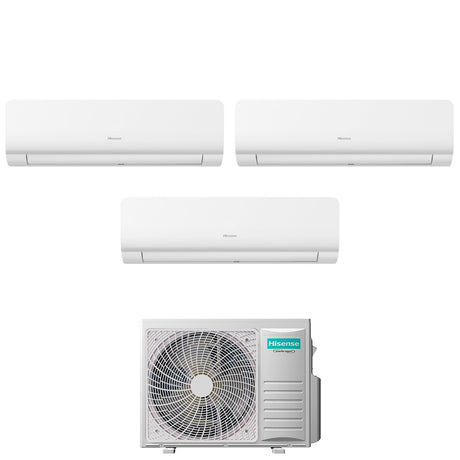 climatizzatore condizionatore hisense trial split inverter serie new energy 9_9_12 con 3amw62u4rfa r 32 wi fi integrato 9000_9000_12000 novita