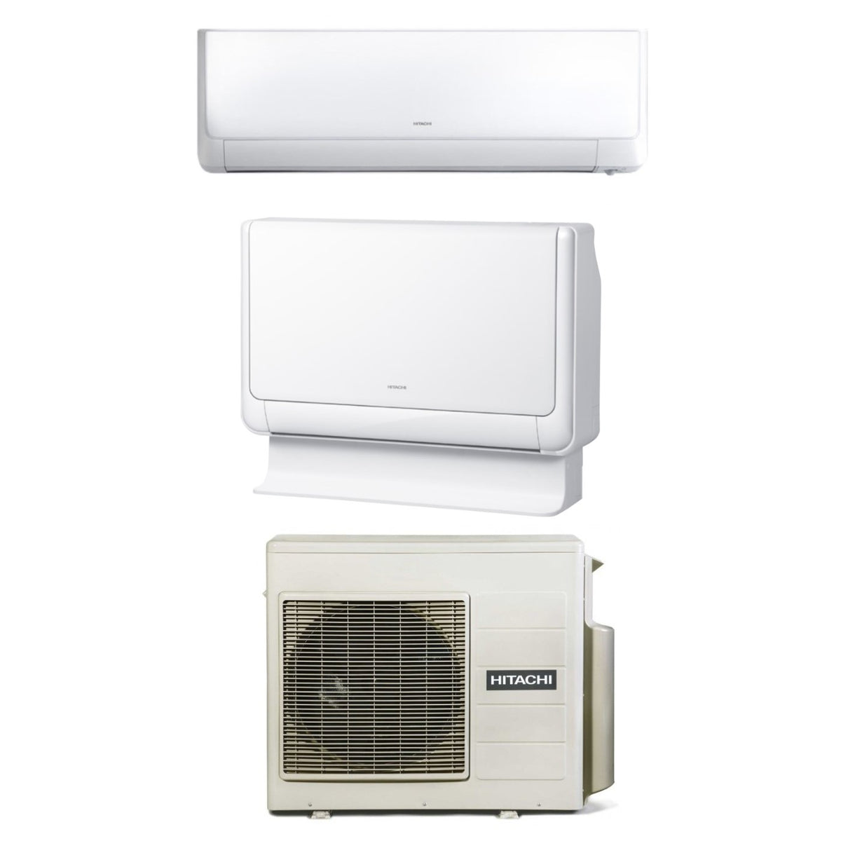 climatizzatore condizionatore hitachi dual split inverter serie performance 9000 _ pavimento 18000 con ram 70np4e r 32 wi fi optional 9_18 novita