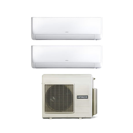 climatizzatore condizionatore hitachi dual split inverter serie performance 9_18 con ram 70np4e r 32 wi fi optional 9000_18000 novita