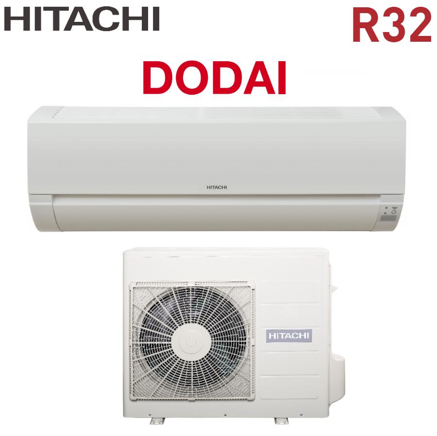 climatizzatore condizionatore hitachi serie dodai 18000 btu rak 50ped con rac 50wed gas r 32 wi fi optional