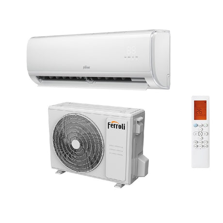 climatizzatore condizionatore inverter ferroli giada s 9000 btu wi fi integrato alexa e google home novita