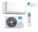 climatizzatore condizionatore inverter midea breezeless e 12000 btu a__ a_ wi fi integrato ia mscb1bu 12hrfn8 mox103 123hfnx   novita 
