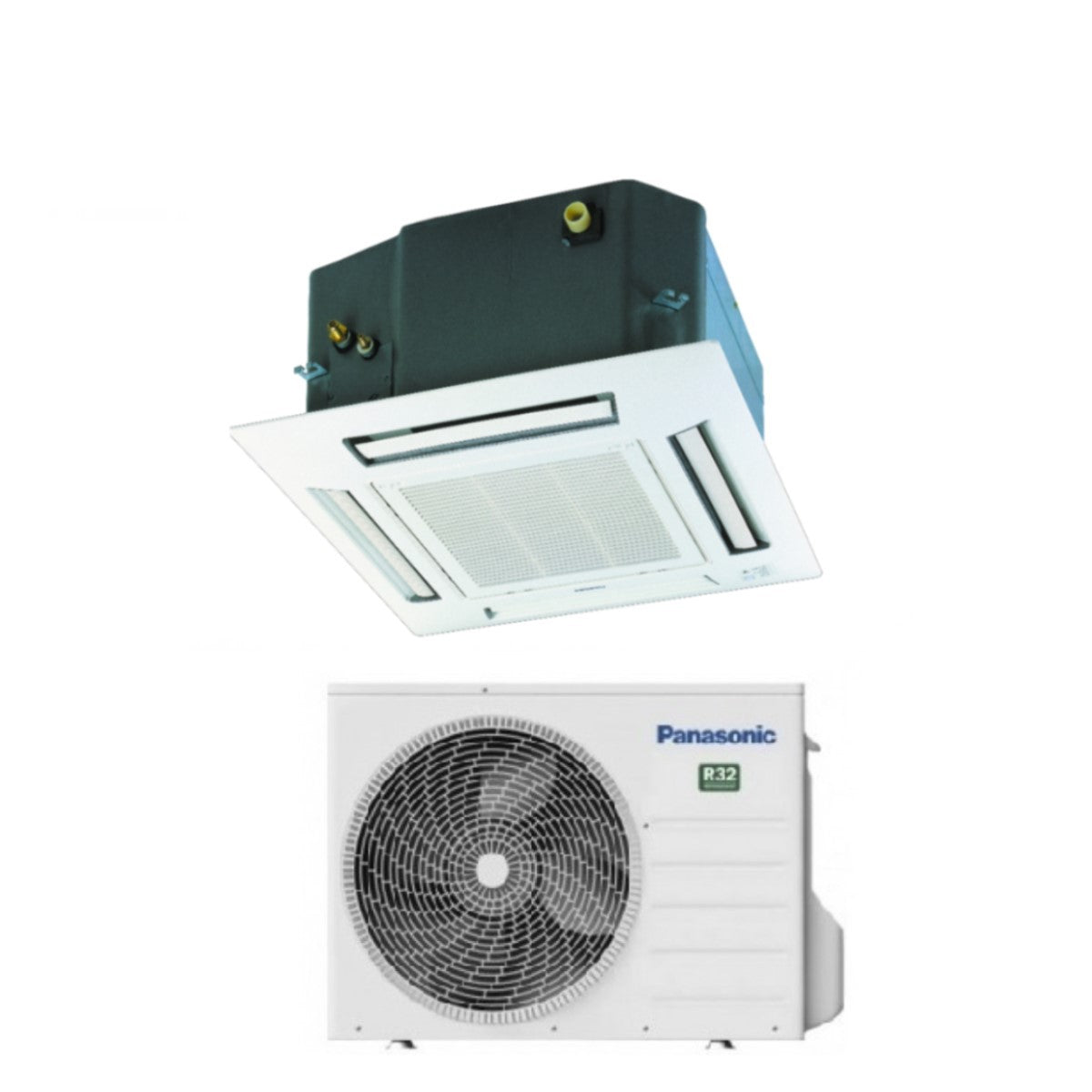 climatizzatore condizionatore inverter panasonic cassetta 4 vie gas r 32 21000 btu cs z60ub4eaw a__ wi fi optional
