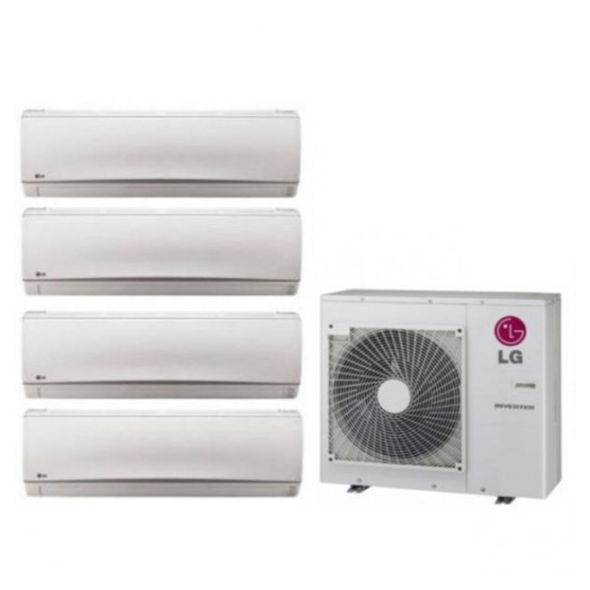 climatizzatore condizionatore inverter quadri 9_9_12_12 lg serie libero 9000_9000_9000_18000 btu con mu4r27 r 32 a__ new 2018 4743