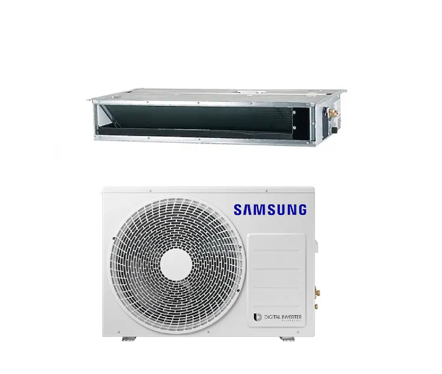 climatizzatore condizionatore inverter samsung canalizzato media prevalenza 12000 btu ac035mnmdkh r410a a++ con comando a filo