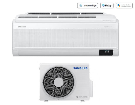 climatizzatore condizionatore inverter samsung windfree pure 1.0 9000 btu a__ ar09axkaawkneu wi fi integrato controllo vocale r 32