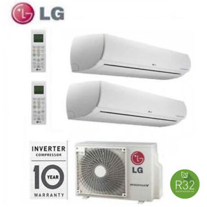 climatizzatore condizionatore lg dual split inverter serie libero 12_12 con mu2r19 ul0 r 32 12000_12000 new 2018 4725