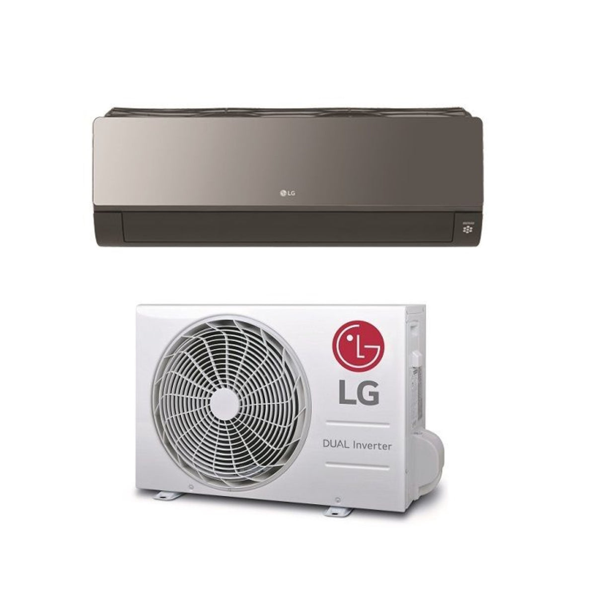 climatizzatore condizionatore lg inverter artcool mirror 9000 btu ac09bh r 32 wi fi integrato uv nano voice control classe a__ a_