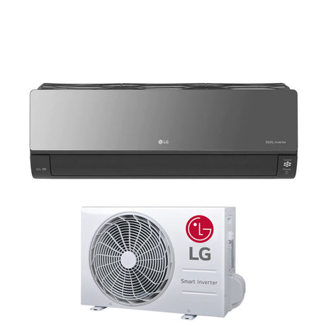climatizzatore condizionatore lg inverter serie artcool mirror 18000 btu ac18bk r 32 wi fi integrato voice control a++ a+