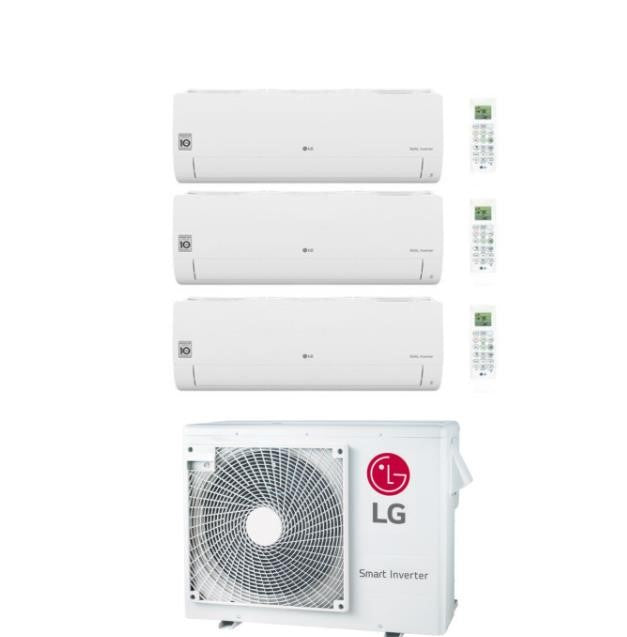 climatizzatore condizionatore lg trial split 12_12_12 inverter libero smart 12000_12000_12000 con mu4r25 r 32