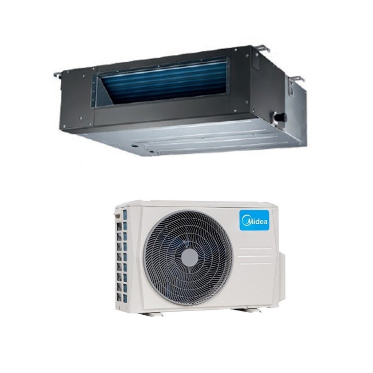 climatizzatore condizionatore midea canalizzato inverter r32 55000 btu mti 55fnxd0 trifase new