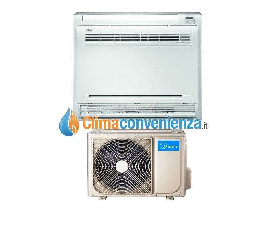 climatizzatore condizionatore midea console inverter 12000 btu mfau 12fnxd0 a__