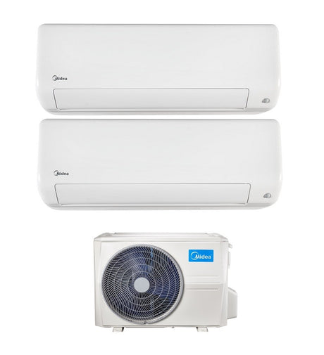 climatizzatore condizionatore midea dual split inverter serie all easy pro 9000_9000 btu con m2od 18fn8 q r 32 wi fi integrato novita 9_9