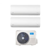 climatizzatore condizionatore midea dual split inverter serie xtreme 9_9 con m2od 18hfn8 q r 32 wi fi integrato 9000_9000 btu novita