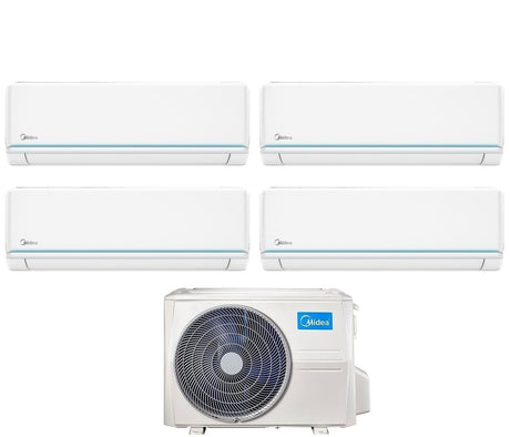 climatizzatore condizionatore midea quadri split inverter serie evolution 9_9_9_9 con m4oe 28hfn8 q r 32 wi fi optional 9000_9000_9000_9000