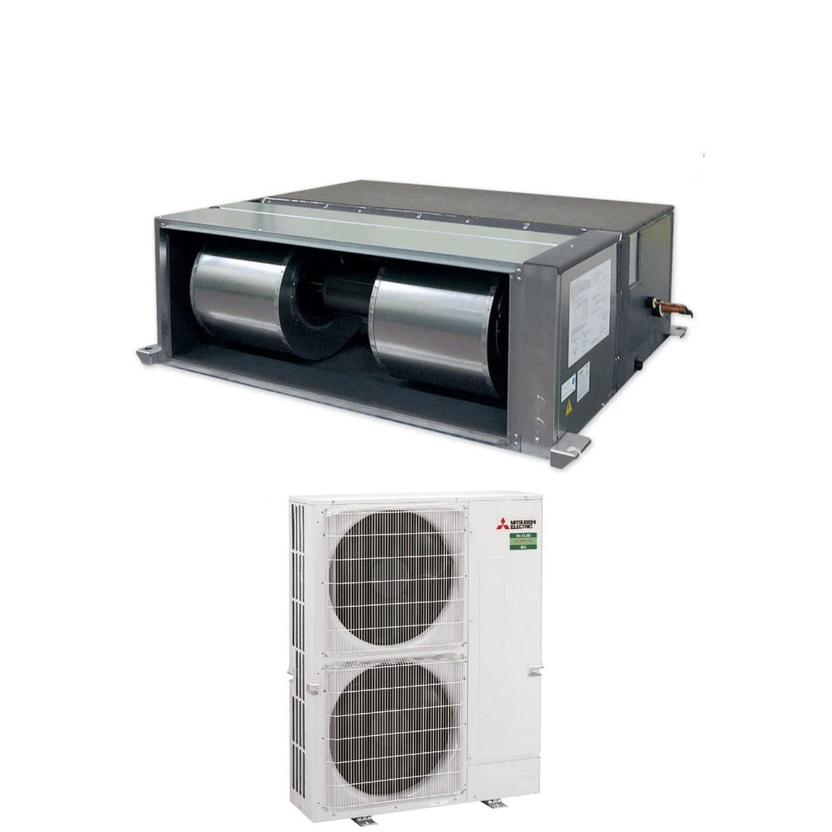 climatizzatore condizionatore mitsubishi electric canalizzato canalizzabile power inverter alta prevalenza 85000 btu pea m250la _ puz m250yka trifase r 32 wi fi optional