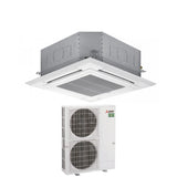climatizzatore condizionatore mitsubishi electric cassetta 90x90 a 4 vie 34000 btu pla m100ea _ puz m100vka monofase r 32 wi fi optional con griglia inclusa