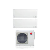 climatizzatore condizionatore mitsubishi electric dual split inverter linea plus serie msz ay 12_12 con mxz 4f72vf r 32 wi fi integrato 12000_12000