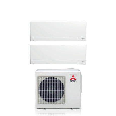 climatizzatore condizionatore mitsubishi electric dual split inverter linea plus serie msz ay 18_18 mxz 3f54vf r 32 wi fi integrato 18000_18000