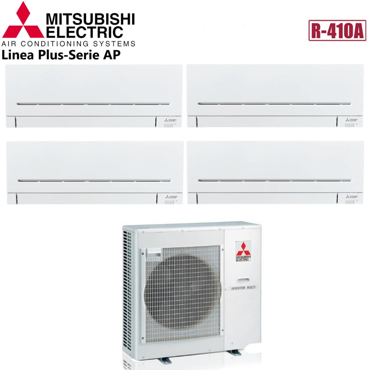 climatizzatore condizionatore mitsubishi electric quadri split inverter serie ap 9_9_12_12 con mxz 4e83va r 410 wi fi 9000_9000_12000_12000 new 2018 5017
