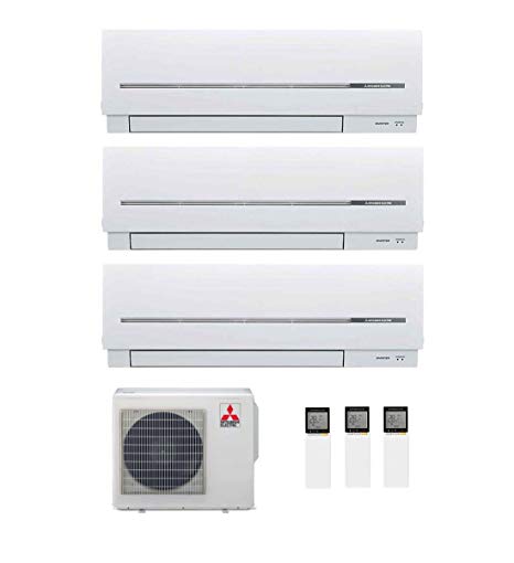 climatizzatore condizionatore mitsubishi electric trial split 9_9_12 inverter serie sf 9000_9000_12000 con mxz 3e68va new