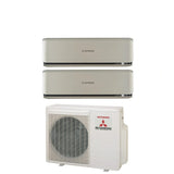 climatizzatore condizionatore mitsubishi heavy industries dual split inverter serie kireia plus titanium 12_12 con scm50zs w r 32 wi fi optional 12000_12000