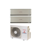 climatizzatore condizionatore mitsubishi heavy industries dual split inverter serie kireia plus titanium 7_7 con scm40zs w r 32 wi fi optional 7000_7000