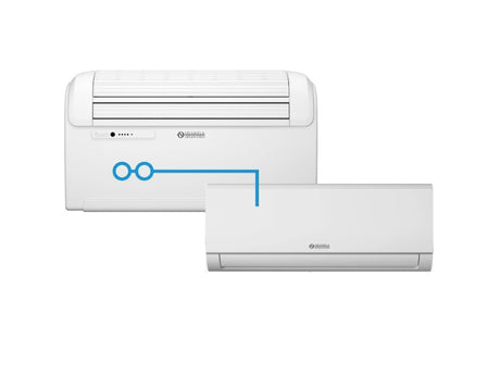 climatizzatore condizionatore olimpia splendid dual split unico twin 9000_9000 twin master 02138 _ twin wall s1 01996 9_9 senza unita esterna