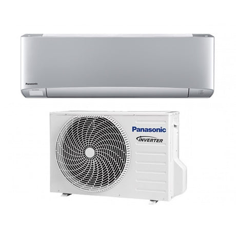 climatizzatore condizionatore panasonic inverter serie etherea silver 7000 btu cs xz20vkew r 32 wi fi integrato colore argento
