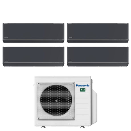 climatizzatore condizionatore panasonic quadri split inverter serie etherea dark 7_7_7_7 con cu 4z68tbe r 32 wi fi integrato colore grigio grafite 7000_7000_7000_7000