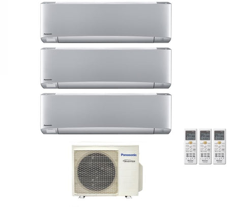 climatizzatore condizionatore panasonic trial split inverter serie etherea silver 9_9_9 con cu 3z52tbe r 32 wi fi optional 9000_9000_9000 argento new 2018