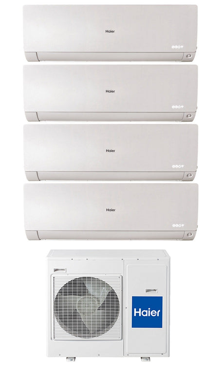 climatizzatore condizionatore quadri split inverter haier serie flexis white 7000_7000_7000_12000 btu con 4u75s2sr2fa wifi integrato r 32 wi fi 7_7_7_12 novita