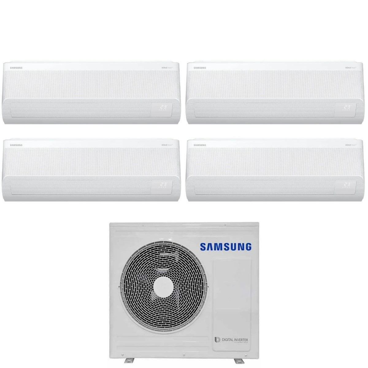 climatizzatore condizionatore quadri split inverter samsung serie windfree avant 7000_7000_7000_18000 btu con aj080txj4kg wi fi 7_7_7_18 r 32 novita