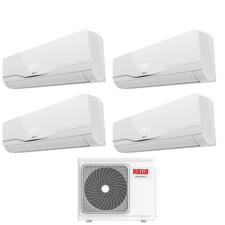 climatizzatore condizionatore riello quadri split inverter serie aaria plus 7_9_9_12 con aaria multi 485 p r 32 wi fi optional 7000_9000_9000_12000