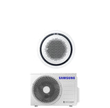 climatizzatore condizionatore samsung inverter cassetta 360 24000 btu ac071rn4pkg eu r 32 wi fi optional con comando a filo incluso vari pannelli disponibili