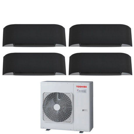climatizzatore condizionatore toshiba quadri split inverter serie haori 10_10_10_13 9_9_9_12 ras 4m27u2avg e r 32 wi fi integrato 10000_10000_10000_13000 9000_9000_9000_12000 grigio scuro