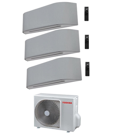 climatizzatore condizionatore toshiba trial split inverter serie haori 10000_10000_13000 9000_9000_12000 con ras 3m18u2avg e wi fi integrato grigio chiaro grigio scuro 10_10_13 9_9_12 novita