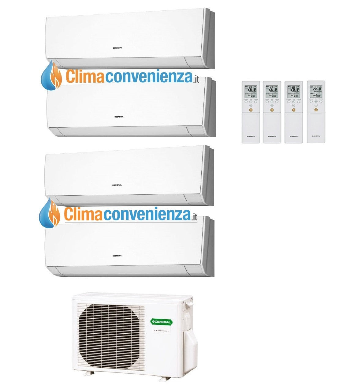 climatizzatore condizionatore trial split inverter fujitsu general serie lm 9000_9000_12000_12000 con aohg30lat4 9_9_12_12 lmca