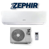 climatizzatore condizionatore zephir inverter serie matt 24000 btu zem24000 r 32 classe a__ a_