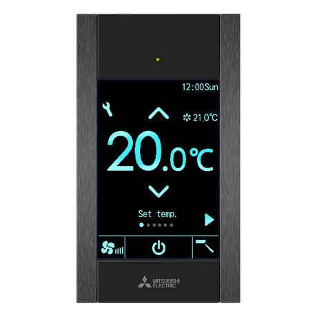 comando remoto mitsubishi electric prisma par ct01maa pb nero