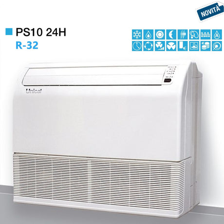 condizionatore climatizzatore unical soffitto pavimento 24000 btu ps09 24h classe a__ a_