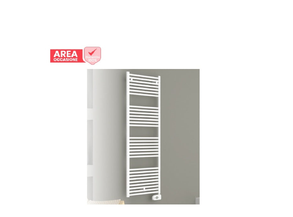 cordivari area occasioni 2951 termoarredo scaldasalviette elettrico cordivari lisa 22 bianco in acciaio con termostato ambiente digitale eco