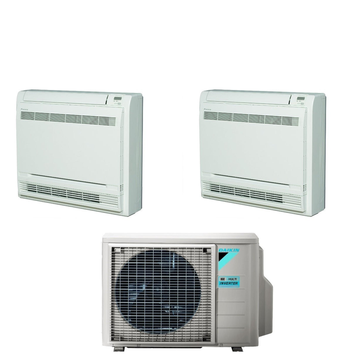 daikin climatizzatore condizionatore dual split pavimento inverter bluevolution fvxm 9000_12000 btu 9_12 con 2mxm50m r32 a__ wi fi