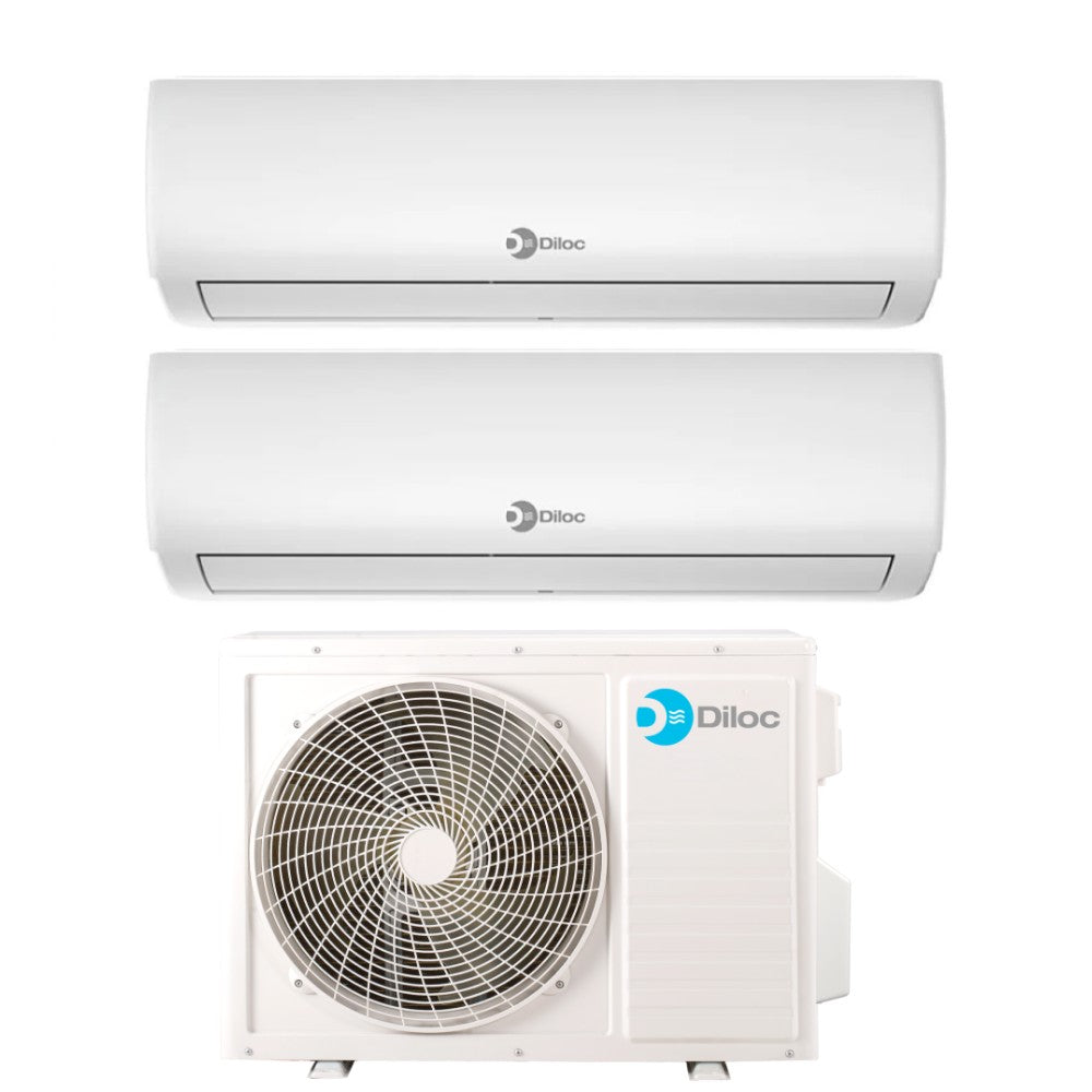 diloc condizionatore dual split diloc ionio 1212 con d freedom245 r 32 wi fi integrato