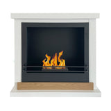 divina fire camino a bioetanolo biocamino da terra divina fire stoccolma in legno bianco l75xp24xh68 cm ean 8056157807650
