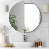 divina garden specchio da bagno rotondo retroilluminato tondo 90 cm luna made in italy ean 8056157809395